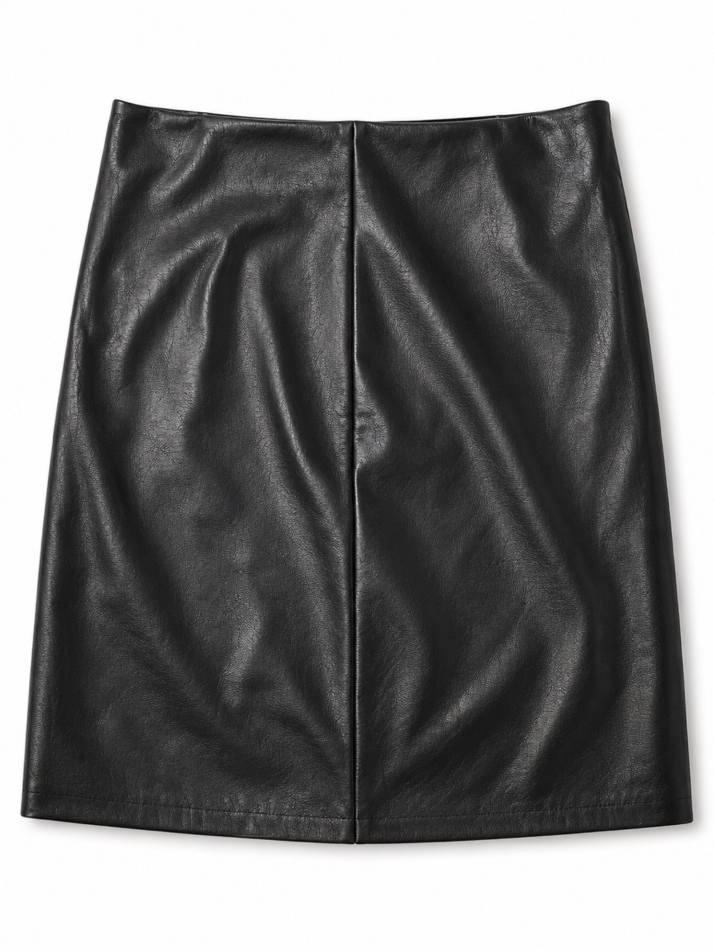 Commando Classic Black Faux Leather Pencil Skirt